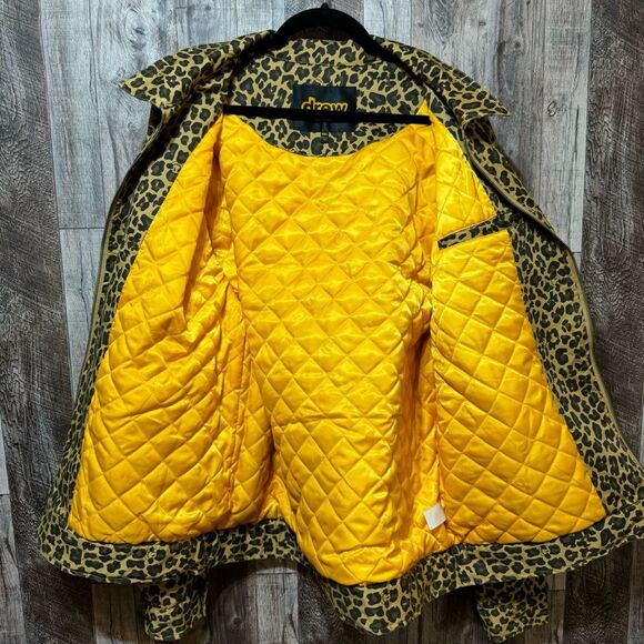 Drew House- Leopard/ Cheetah Print Zip Front Jacket- Sz. XXL - Picture 8 of 15